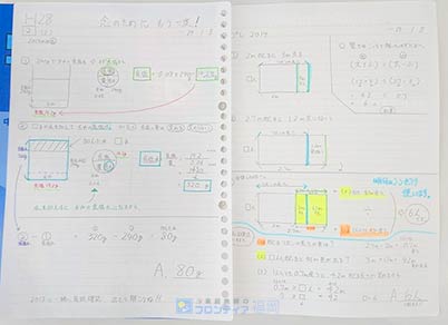 小学６年生・凜子さんの中学受験の算数。食塩水と和差算の解説